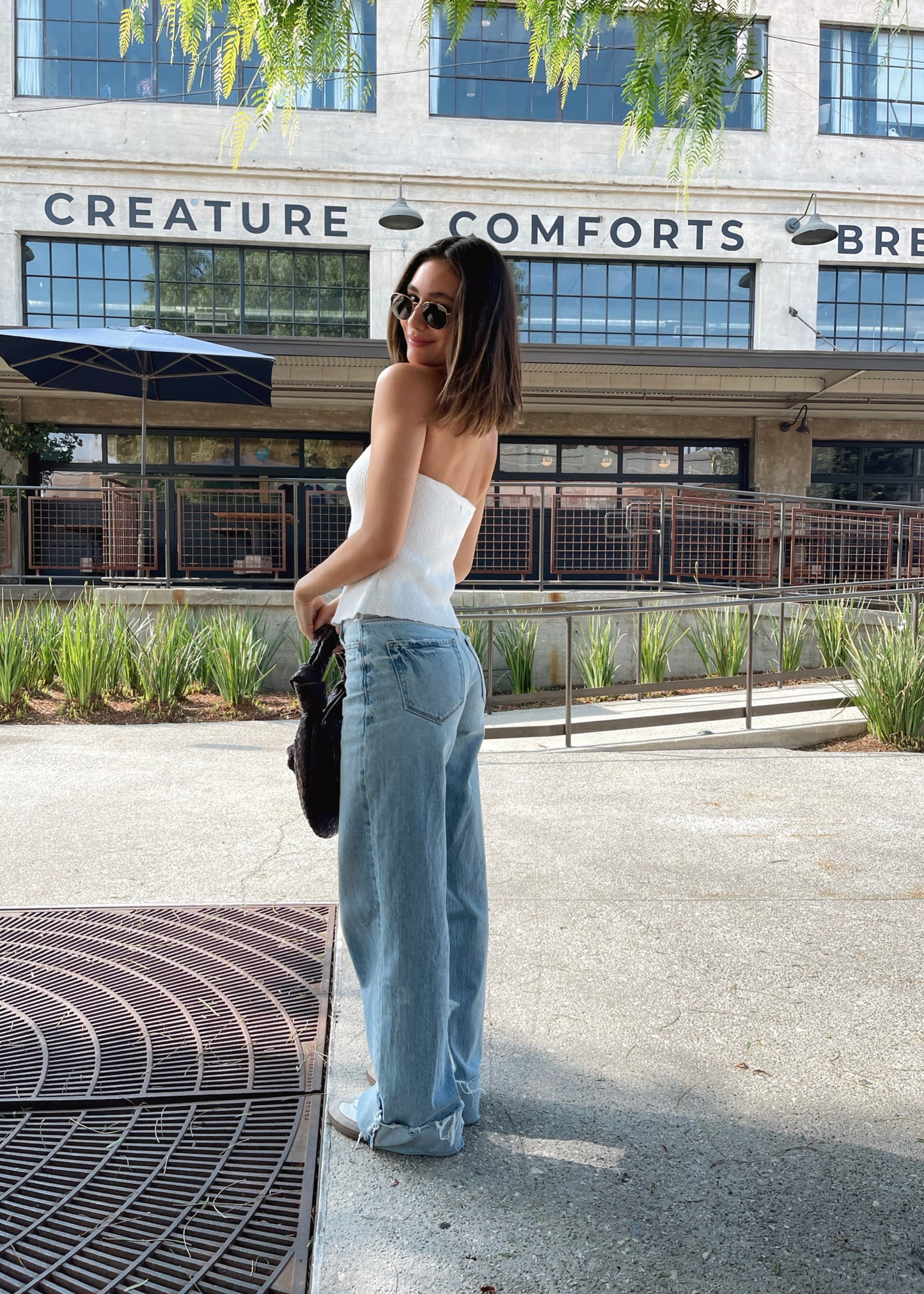 Veronica Strapless Top in White