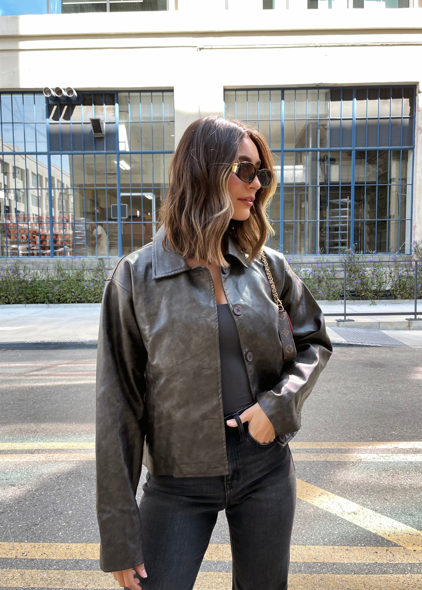 It Girl Faux Leather Jacket