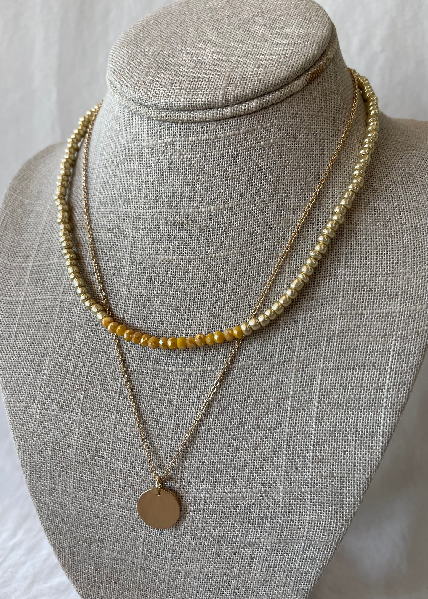 Ginger Beaded Necklace