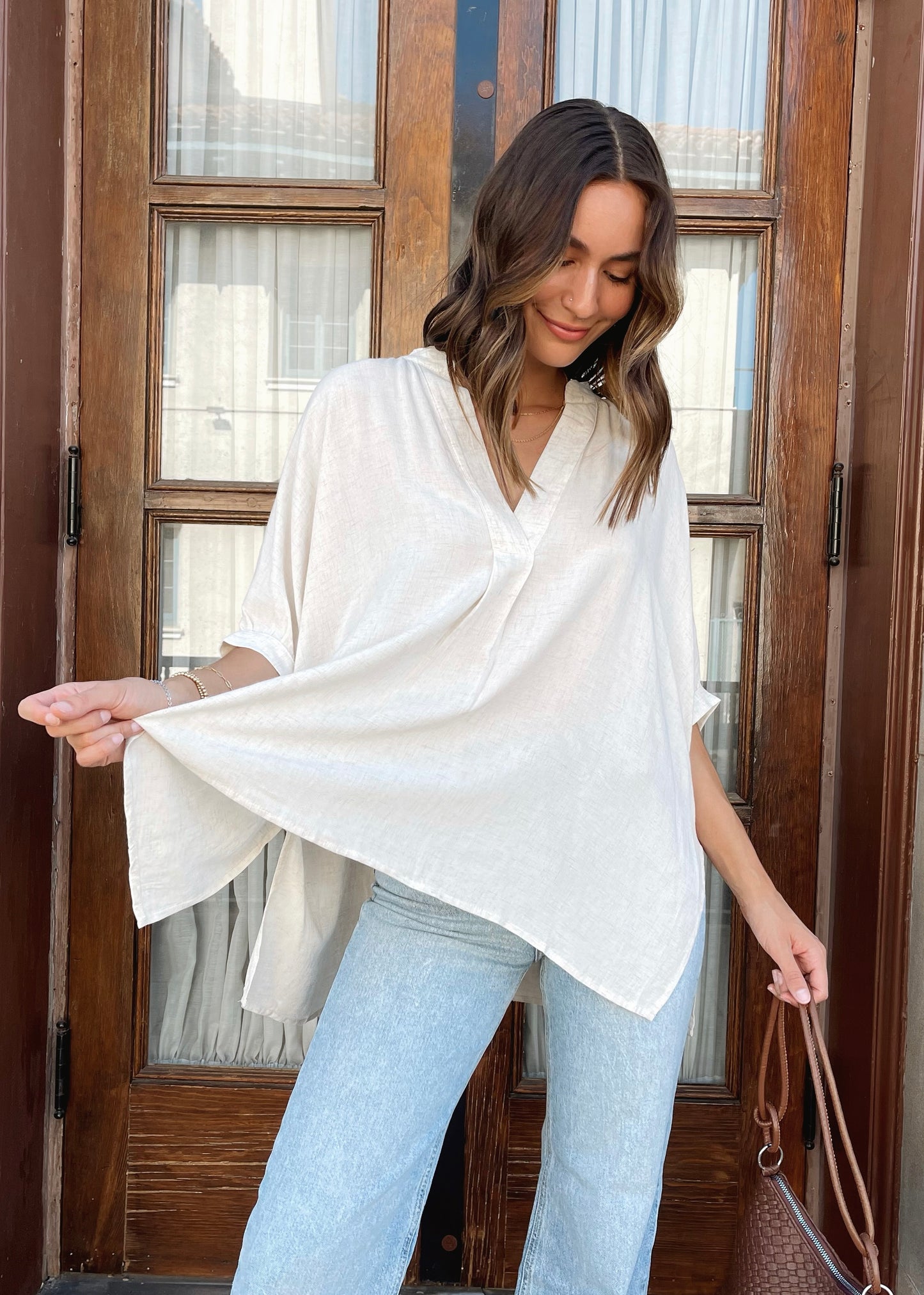 Verona Linen Top