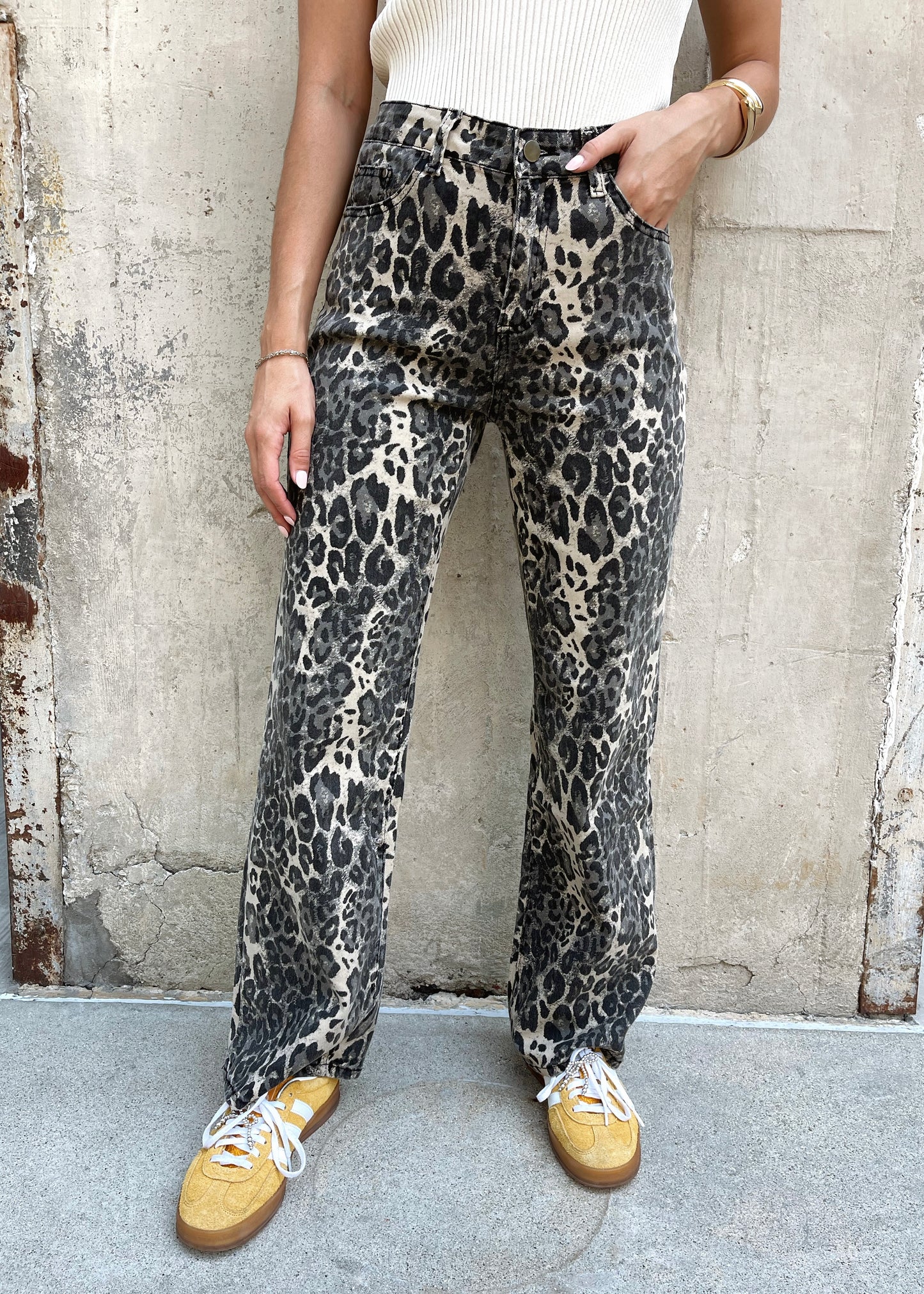 Seeing Spots Leopard Print Pants