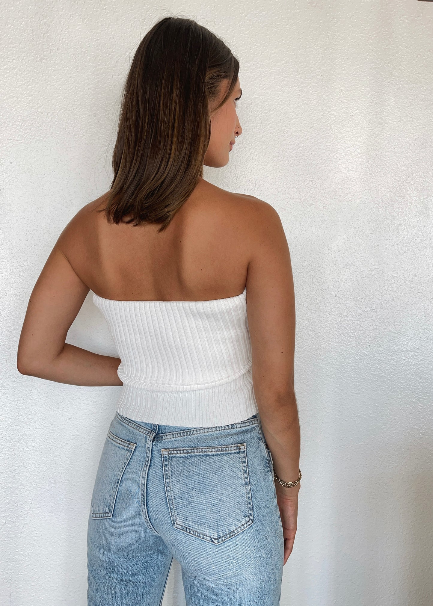 Frankie Tube Top in White