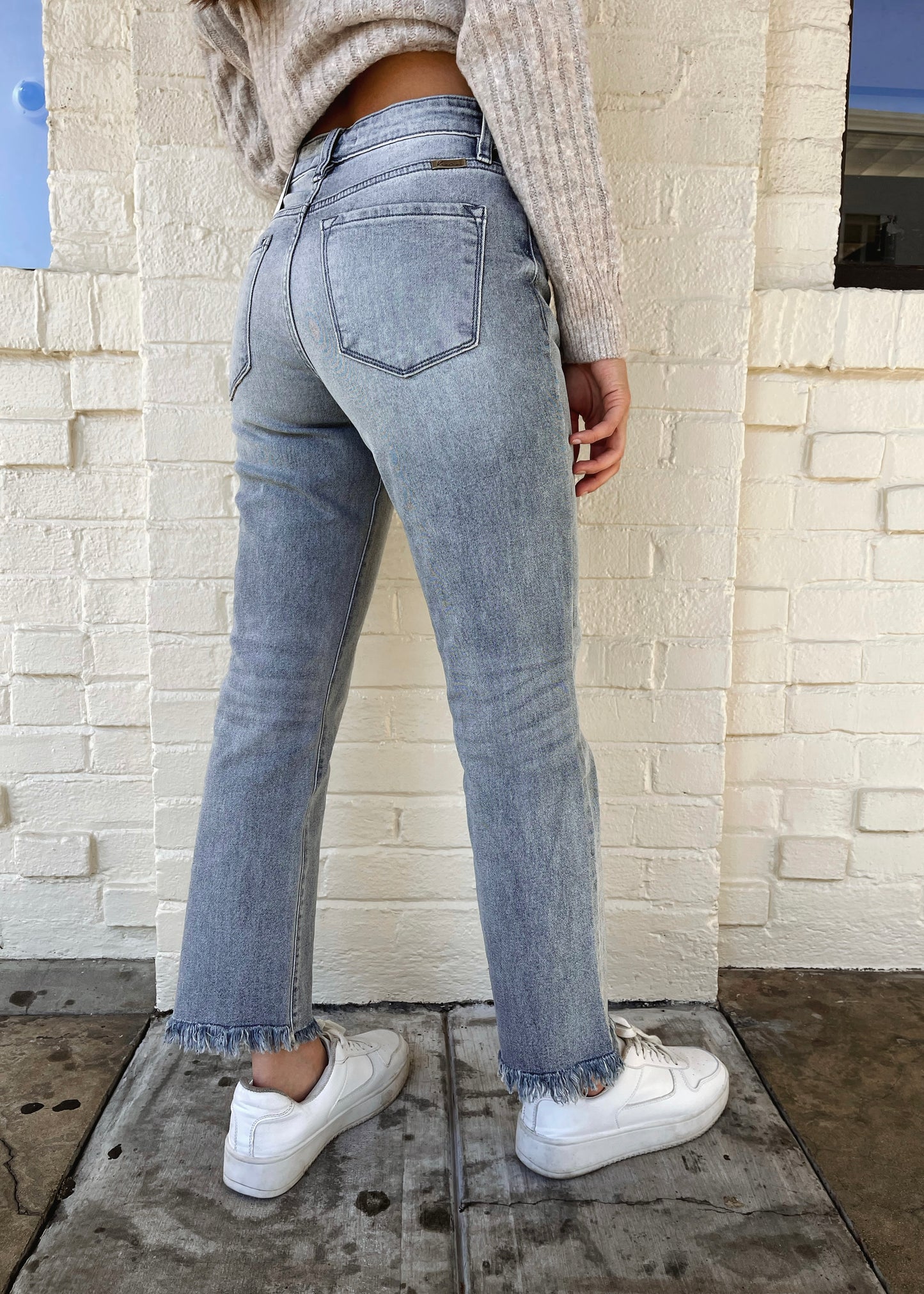 Demi High Rise Straight Jeans
