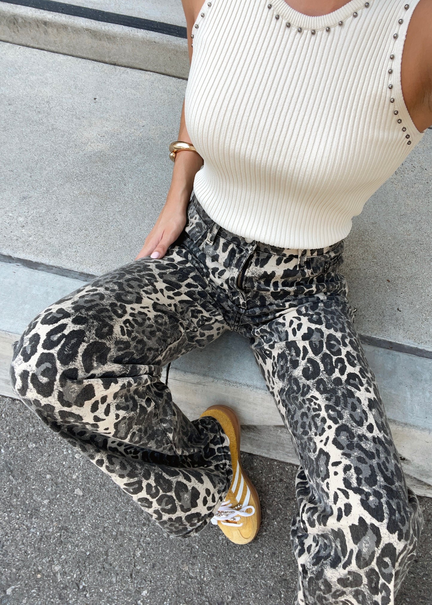 Seeing Spots Leopard Print Pants