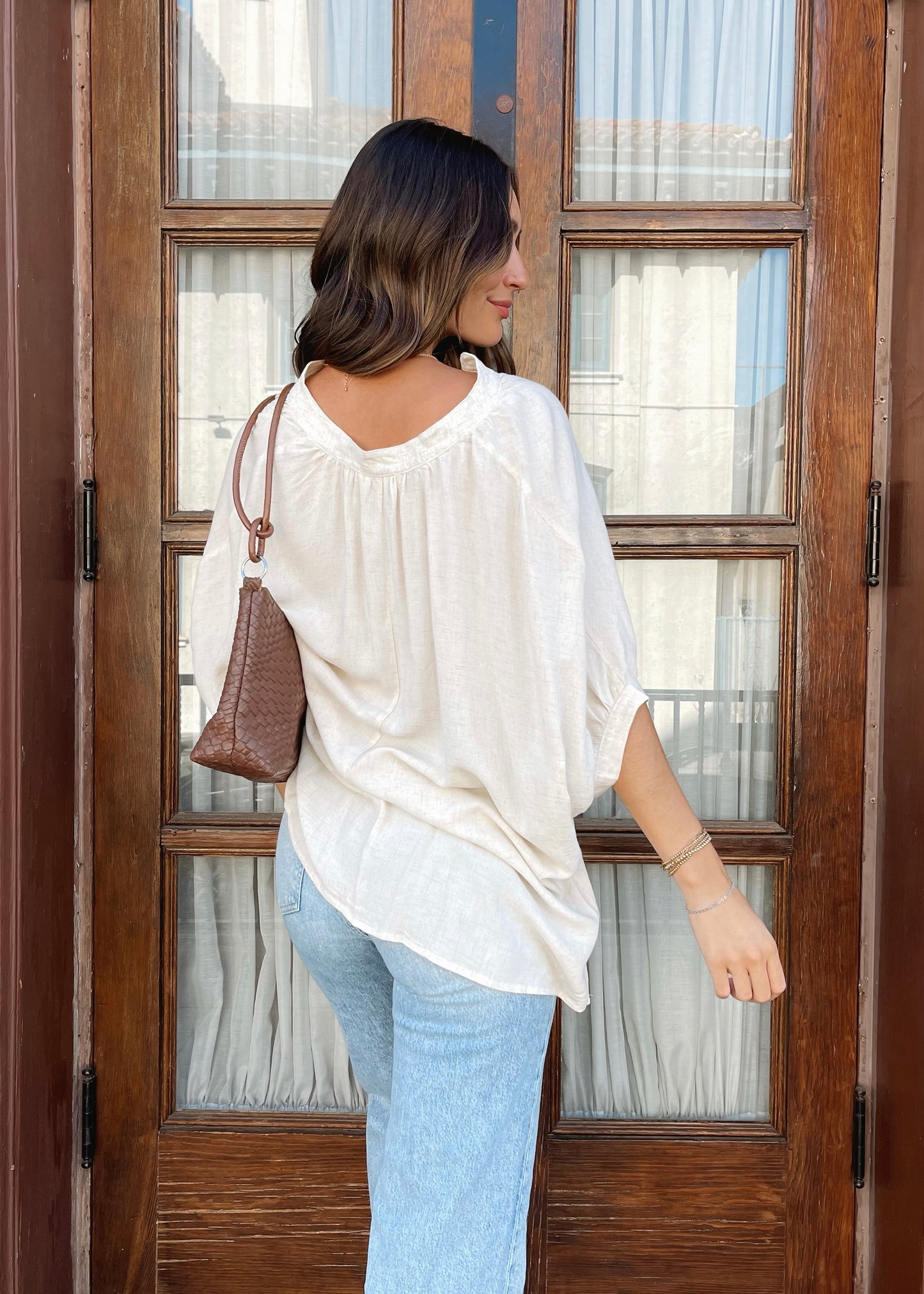 Verona Linen Top