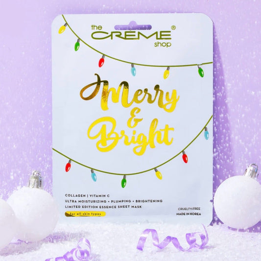 Merry and Bright Face Mask