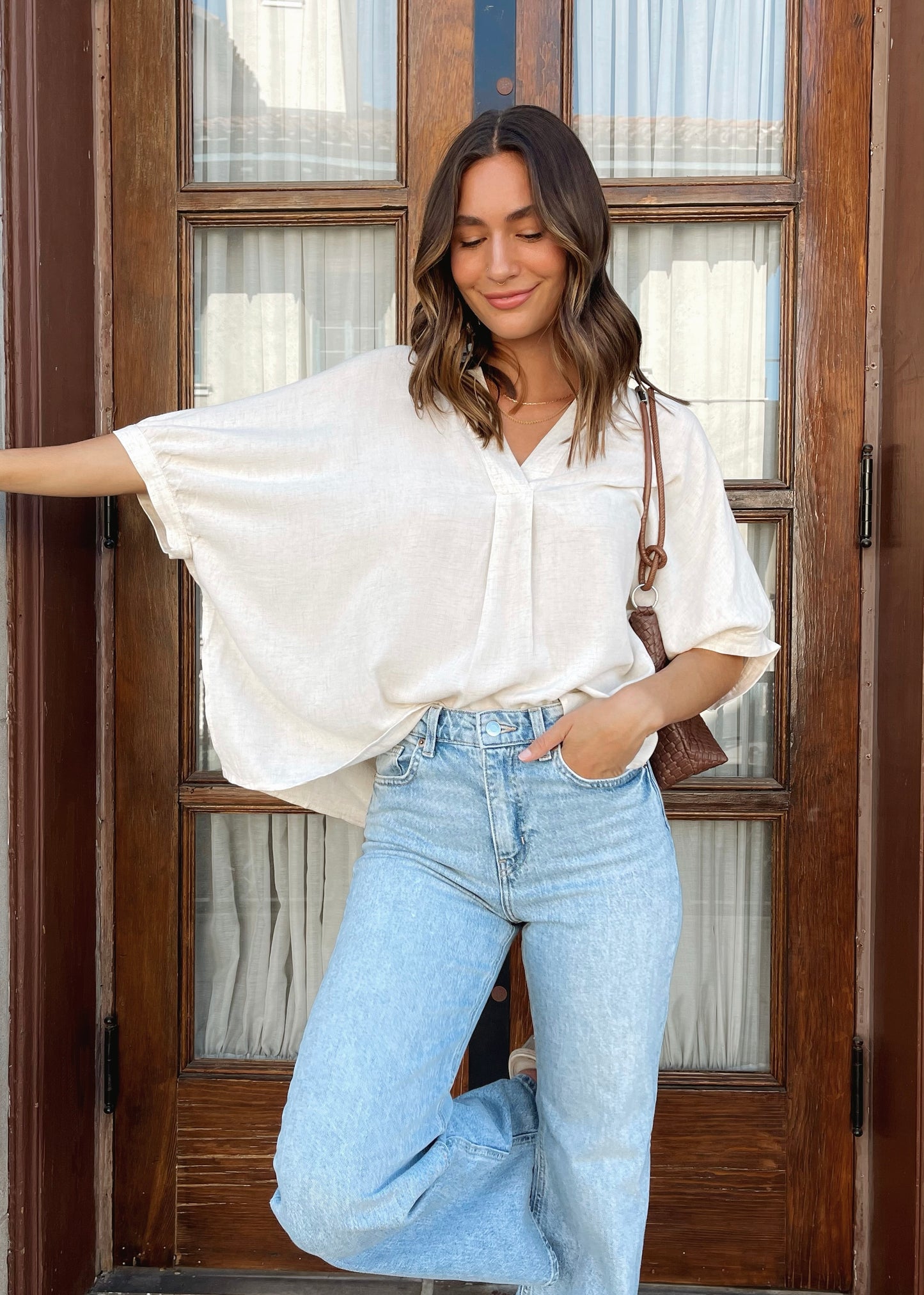 Verona Linen Top