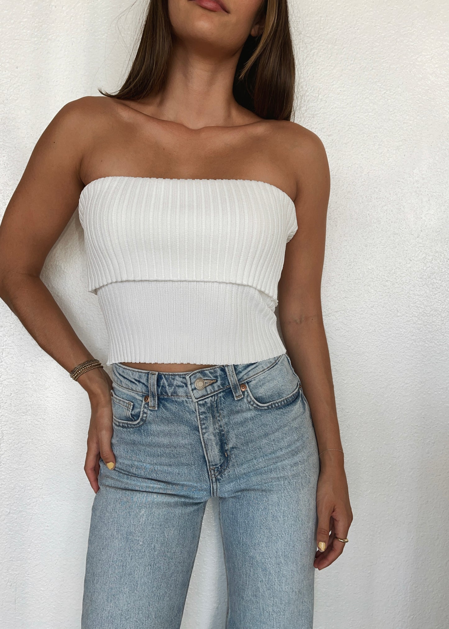 Frankie Tube Top in White