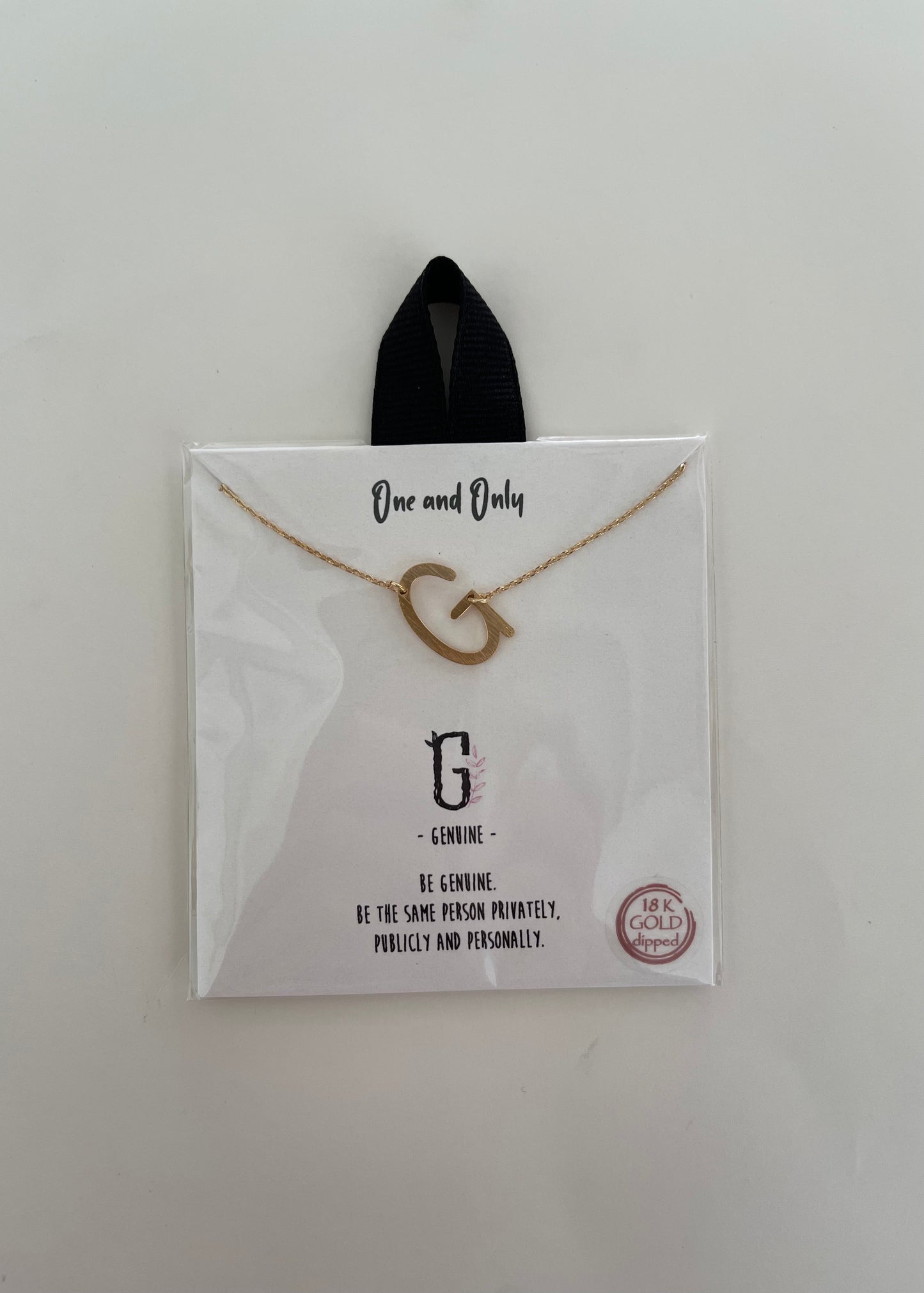 One And Only Initial Necklace